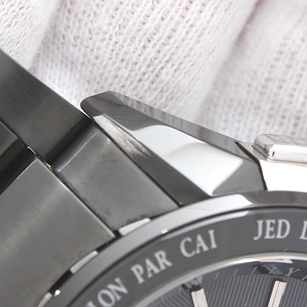 セイコー 時計 メンズ ブライツ エグゼクティブライン ソーラー電波 ブラック文字盤 ステンレス SEIKO SAGA113 8B54-0AK0 中古