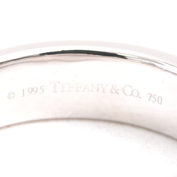 ティファニー 指輪 レディース アトラス 3Pダイヤモンド リング 11.5号 ホワイトゴールド TIFFANY 750WG 中古