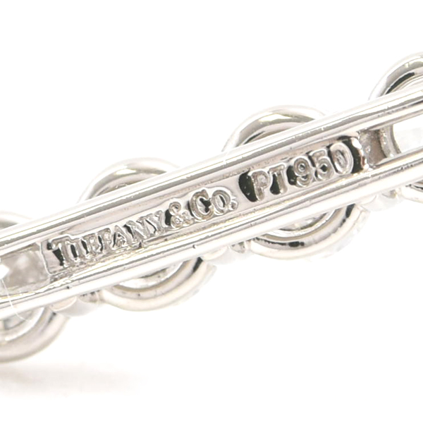 ティファニー ネックレス レディース ラージ クロス ダイヤモンド ネックレス プラチナ TIFFANY PT950 中古