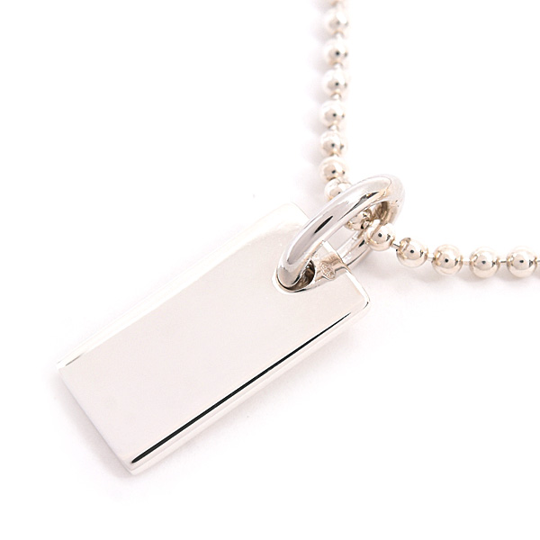 グッチ ブレスレット メンズ レディース ロゴ タグ ボールチェーン シルバー GUCCI SV925 中古