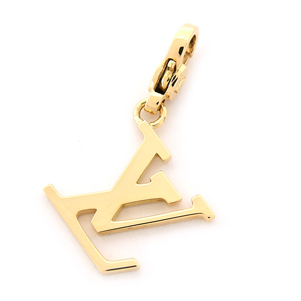 ルイヴィトン ペンダント レディース チャーム ドゥ モノグラム ペンダントトップ イエローゴールド Louis Vuitton 750YG 中古