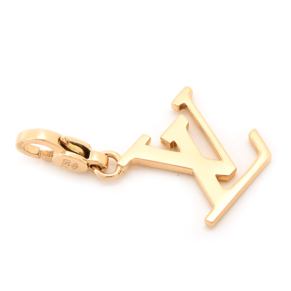 ルイヴィトン ペンダント レディース チャーム ドゥ モノグラム ペンダントトップ イエローゴールド Louis Vuitton 750YG 中古