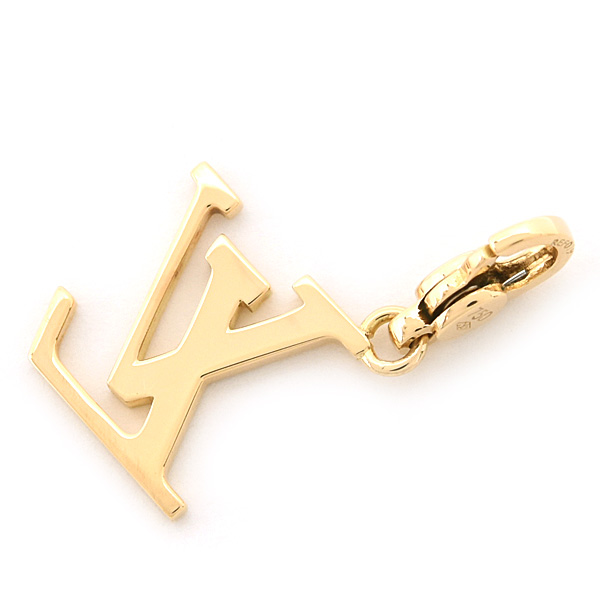 ルイヴィトン ペンダント レディース チャーム ドゥ モノグラム ペンダントトップ イエローゴールド Louis Vuitton 750YG 中古