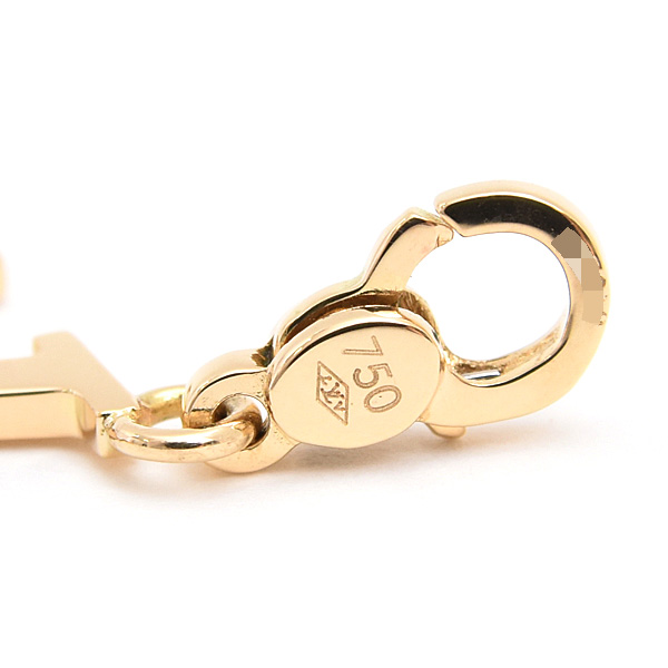 ルイヴィトン ペンダント レディース チャーム ドゥ モノグラム ペンダントトップ イエローゴールド Louis Vuitton 750YG 中古