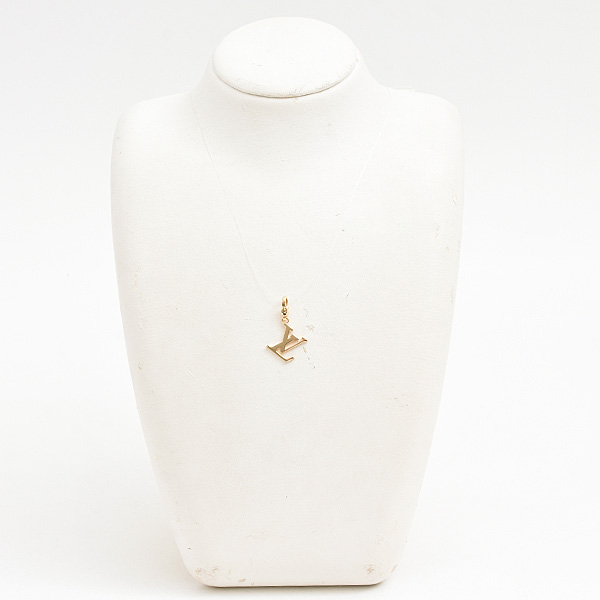 ルイヴィトン ペンダント レディース チャーム ドゥ モノグラム ペンダントトップ イエローゴールド Louis Vuitton 750YG 中古