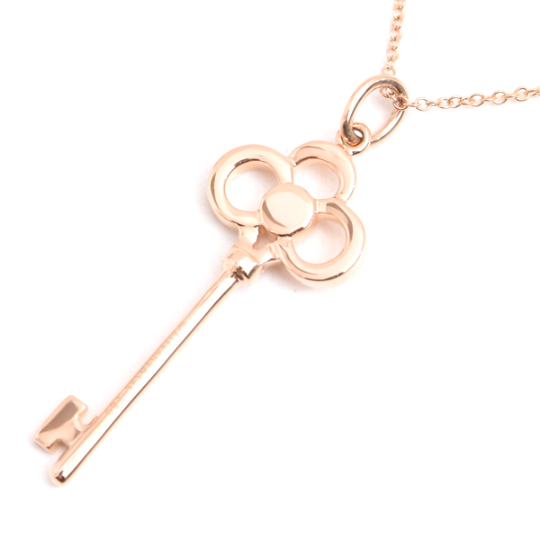 ティファニー ネックレス レディース クラウンキー ダイヤ ネックレス ピンクゴールド TIFFANY 750PG 中古