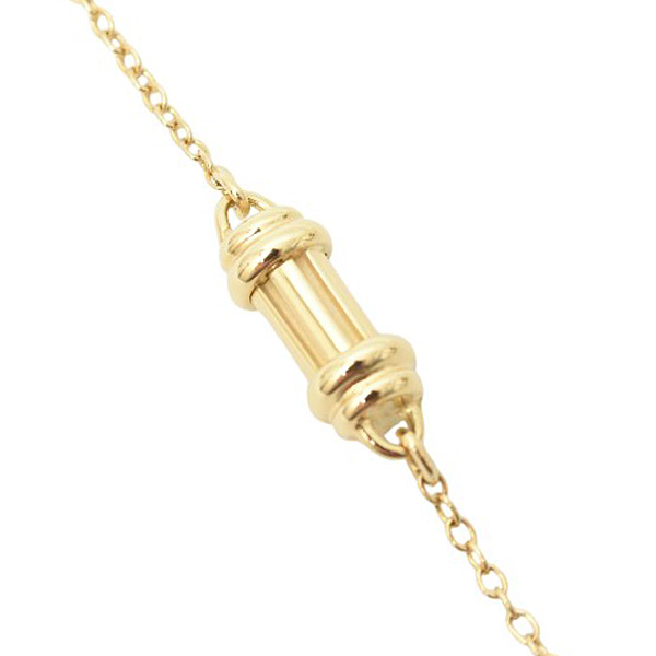 ティファニー ネックレス レディース シリンダーボトルネックレス イエローゴールド 750YG TIFFANY 中古