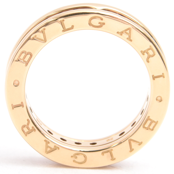 ブルガリ 指輪 レディース ビー ゼロワン B-ZERO1 アメジスト リング 52号 イエローゴールド BVLGARI 750YG 中古
