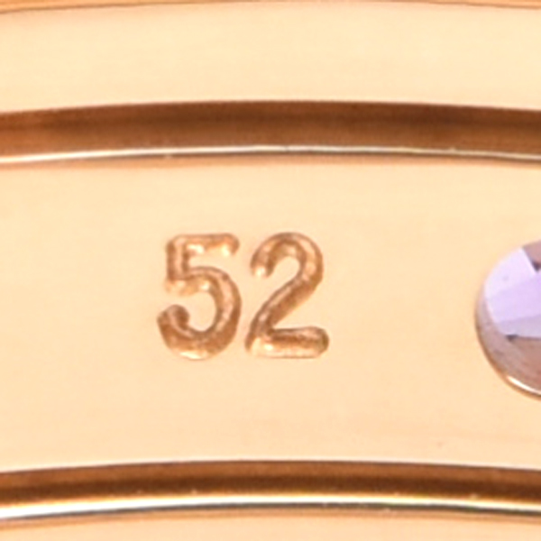 ブルガリ 指輪 レディース ビー ゼロワン B-ZERO1 アメジスト リング 52号 イエローゴールド BVLGARI 750YG 中古