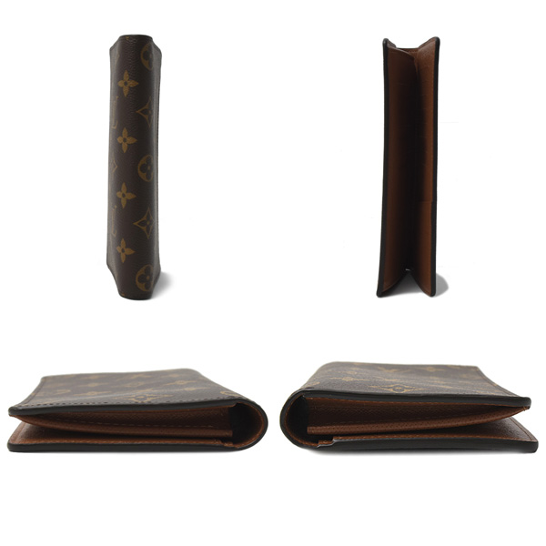 ルイヴィトン 財布 メンズ ジッピーウォレット ポルトフォイユブラザ 二つ折り長財布 モノグラム Louis Vuitton M66540 中古