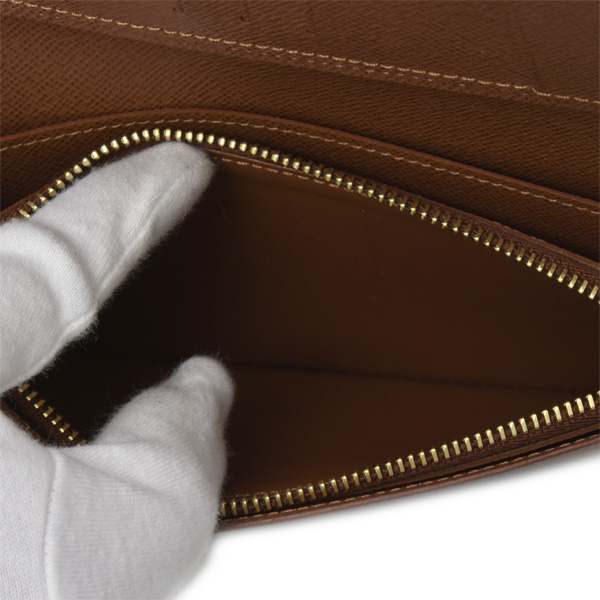 ルイヴィトン 財布 メンズ ジッピーウォレット ポルトフォイユブラザ 二つ折り長財布 モノグラム Louis Vuitton M66540 中古