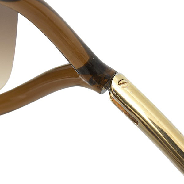 トムフォード サングラス メンズ レディース Whitney TF9 692 ブラウン プラスチック TOMFORD 中古