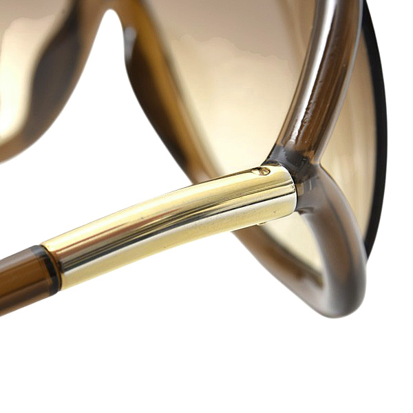 トムフォード サングラス メンズ レディース Whitney TF9 692 ブラウン プラスチック TOMFORD 中古