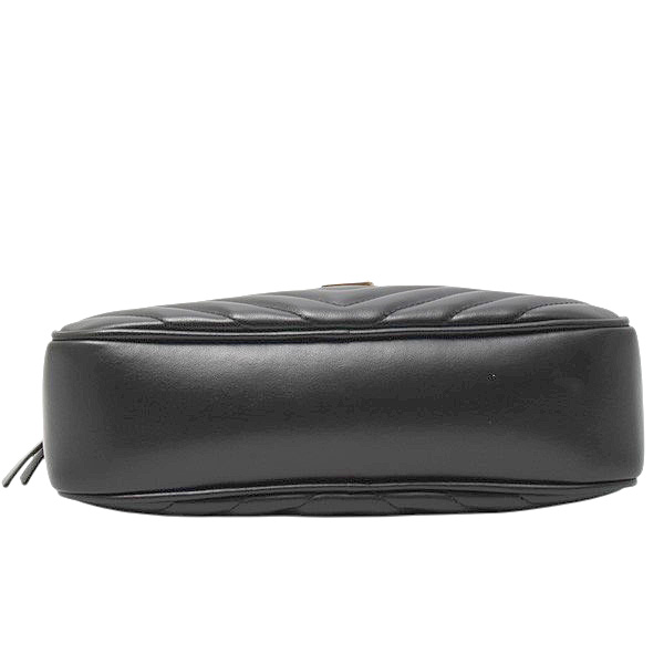 サンローラン バッグ レディース ルー カメラバッグ ショルダーバッグ レザー ブラック SAINT LAURENT 612544 中古