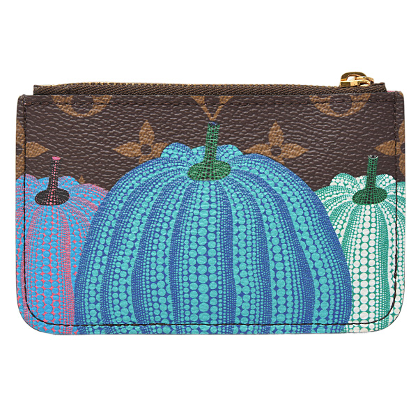 ルイヴィトン 財布 レディース ポルトカルトロミ― モノグラム カード入れ コインケース 草間彌生 コレクション Louis Vuitton M82110 中古
