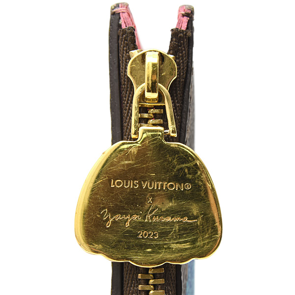 ルイヴィトン 財布 レディース ポルトカルトロミ― モノグラム カード入れ コインケース 草間彌生 コレクション Louis Vuitton M82110 中古