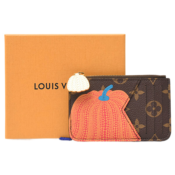 ルイヴィトン 財布 レディース ポルトカルトロミ― モノグラム カード入れ コインケース 草間彌生 コレクション Louis Vuitton M82110 中古