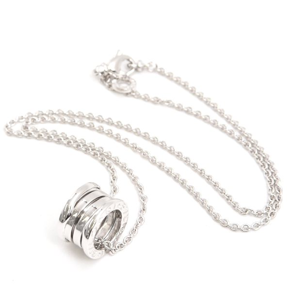 ブルガリ ネックレス レディース ビー ゼロワン B-ZERO1 ネックレス BVLGARI 750WG 中古