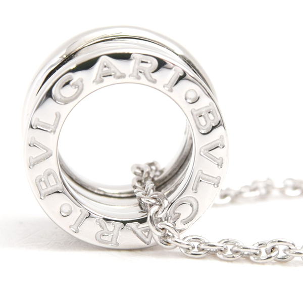 ブルガリ ネックレス レディース ビー ゼロワン B-ZERO1 ネックレス BVLGARI 750WG 中古