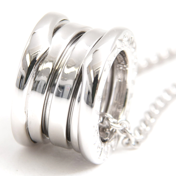 ブルガリ ネックレス レディース ビー ゼロワン B-ZERO1 ネックレス BVLGARI 750WG 中古