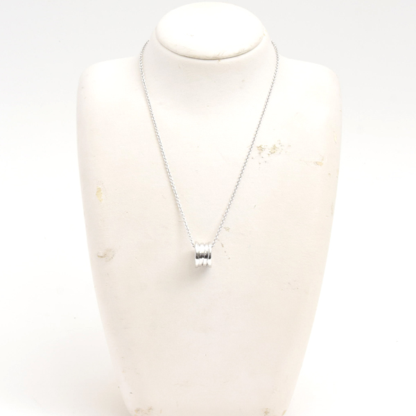 ブルガリ ネックレス レディース ビー ゼロワン B-ZERO1 ネックレス BVLGARI 750WG 中古