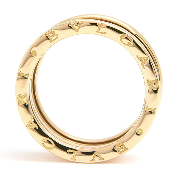 ブルガリ 指輪 メンズ ビーゼロワン B-ZERO1 リング 62号 実寸20号 イエローゴールド 750YG BVLGARI 中古