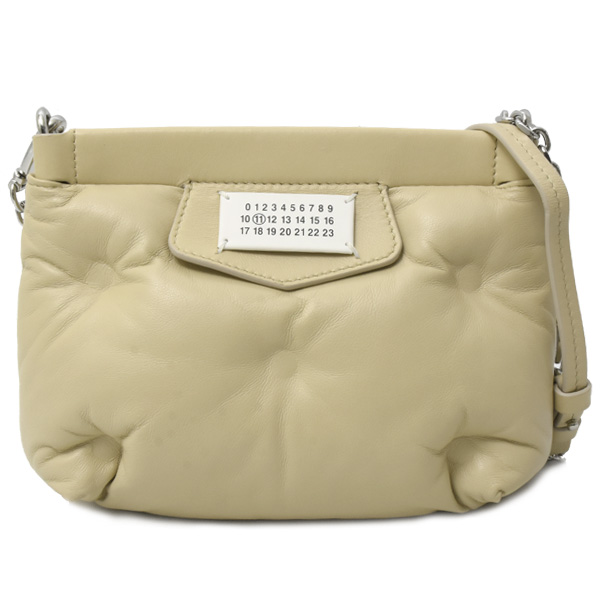 メゾンマルジェラ バッグ レディース グラムスラム ミニショルダーバッグ ラムスキン ベージュ系 Maison Margiela 中古