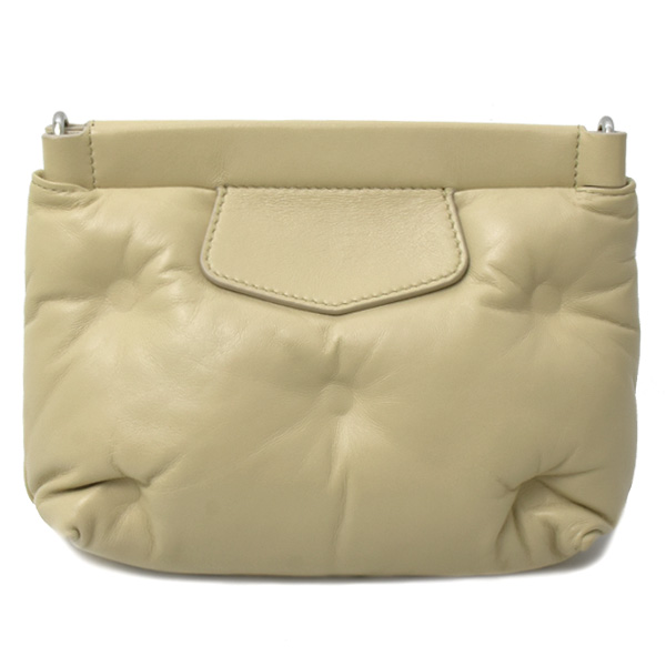 メゾンマルジェラ バッグ レディース グラムスラム ミニショルダーバッグ ラムスキン ベージュ系 Maison Margiela 中古