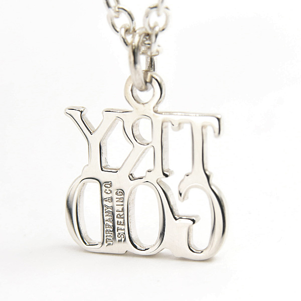 ティファニー ペンダント レディース TRY GOD チャーム チェーン付 トライゴッド スターリングシルバー TIFFANY SV925 中古