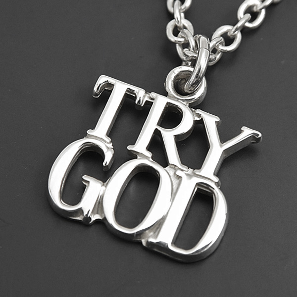 ティファニー ペンダント レディース TRY GOD チャーム チェーン付 トライゴッド スターリングシルバー TIFFANY SV925 中古