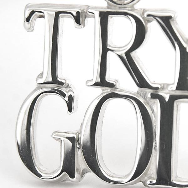 ティファニー ペンダント レディース TRY GOD チャーム チェーン付 トライゴッド スターリングシルバー TIFFANY SV925 中古