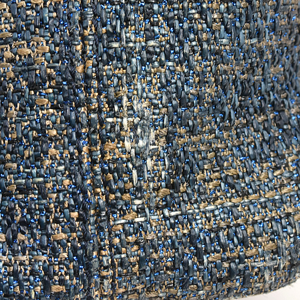 シャネル バッグ レディース ドーヴィル バックパック リュックサック ヘンプ レザー ブルー系 CHANEL A93787 中古