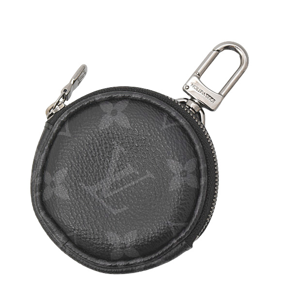 ルイヴィトン 財布 メンズ モノグラムエクリプス ポルトクレ ラウンド コインケース 小銭入れ Louis Vuitton M62796 中古