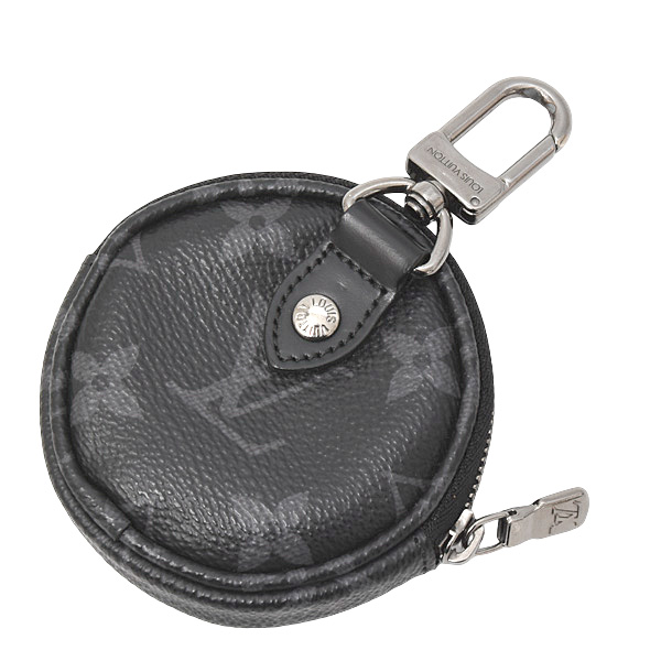 ルイヴィトン 財布 メンズ モノグラムエクリプス ポルトクレ ラウンド コインケース 小銭入れ Louis Vuitton M62796 中古