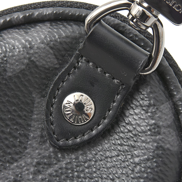 ルイヴィトン 財布 メンズ モノグラムエクリプス ポルトクレ ラウンド コインケース 小銭入れ Louis Vuitton M62796 中古