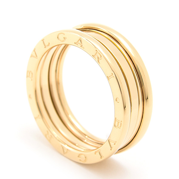 ブルガリ 指輪 メンズ ビーゼロワン B-ZERO1 リング 62号 実寸20.5号 イエローゴールド 750YG BVLGARI 中古