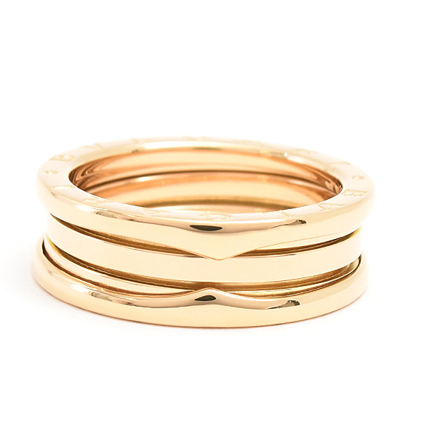 ブルガリ 指輪 メンズ ビーゼロワン B-ZERO1 リング 62号 実寸20.5号 イエローゴールド 750YG BVLGARI 中古