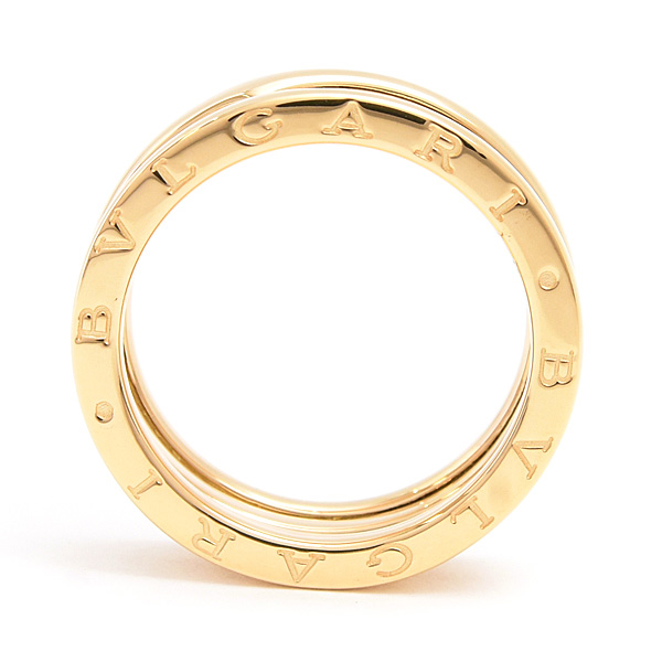 ブルガリ 指輪 メンズ ビーゼロワン B-ZERO1 リング 62号 実寸20.5号 イエローゴールド 750YG BVLGARI 中古