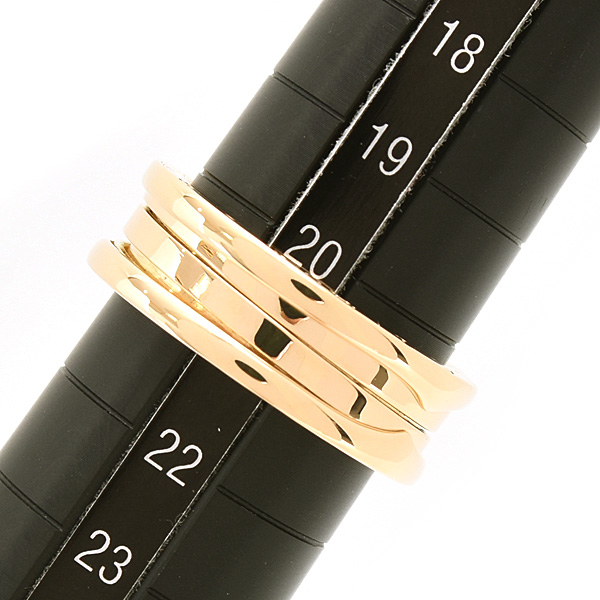 ブルガリ 指輪 メンズ ビーゼロワン B-ZERO1 リング 62号 実寸20.5号 イエローゴールド 750YG BVLGARI 中古