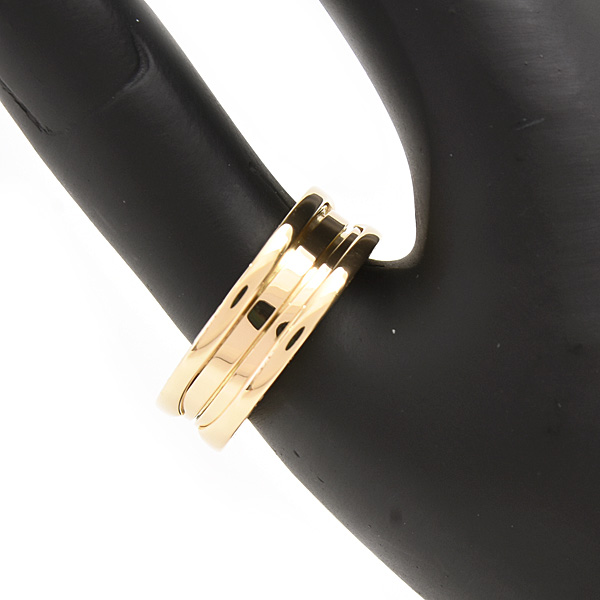 ブルガリ 指輪 メンズ ビーゼロワン B-ZERO1 リング 62号 実寸20.5号 イエローゴールド 750YG BVLGARI 中古