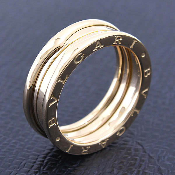 ブルガリ 指輪 メンズ ビーゼロワン B-ZERO1 リング 62号 実寸20.5号 イエローゴールド 750YG BVLGARI 中古