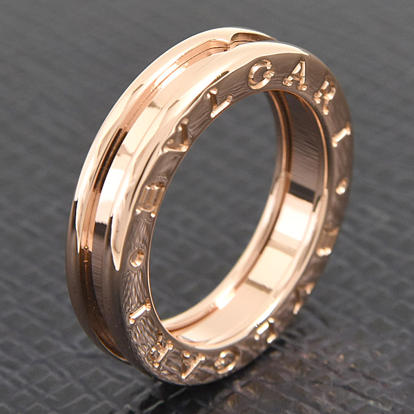 ブルガリ 指輪 レディース ビーゼロワン B-ZERO1 XS リング 50号 実寸10号 ピンクゴールド 750PG BVLGARI 中古