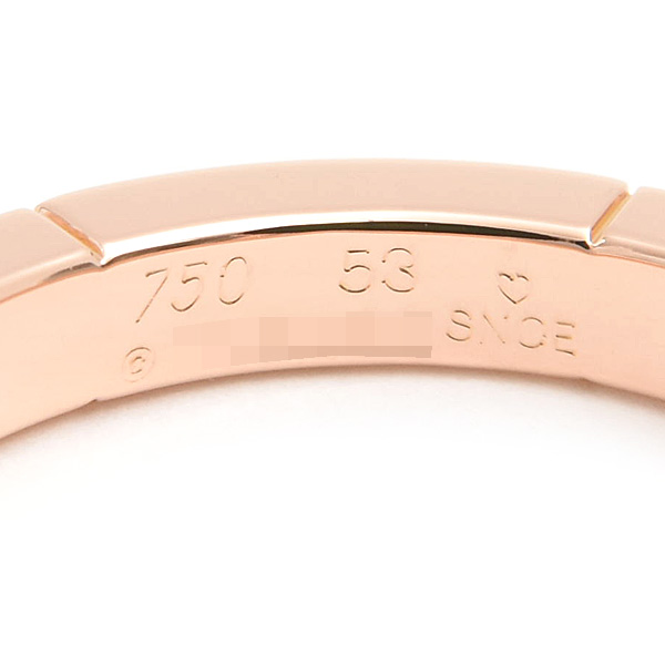 カルティエ 指輪 レディース ラニエール リング 53号 実寸13号 ピンクゴールド 750PG Cartier 中古
