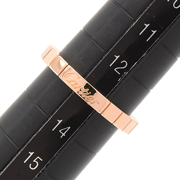 カルティエ 指輪 レディース ラニエール リング 53号 実寸13号 ピンクゴールド 750PG Cartier 中古
