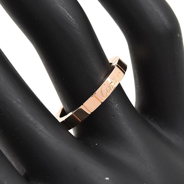 カルティエ 指輪 レディース ラニエール リング 53号 実寸13号 ピンクゴールド 750PG Cartier 中古
