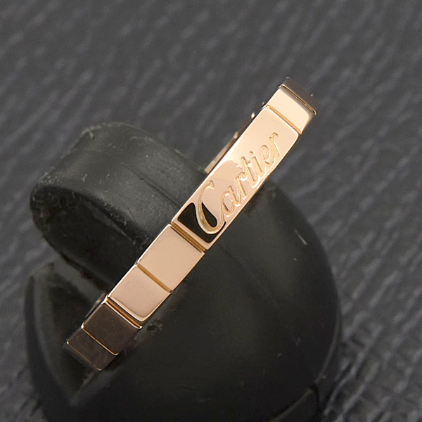 カルティエ 指輪 レディース ラニエール リング 53号 実寸13号 ピンクゴールド 750PG Cartier 中古