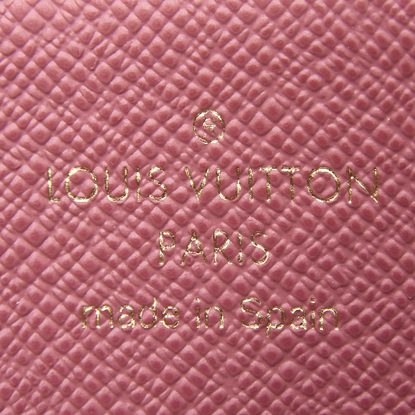 ルイヴィトン 財布 レディース モノグラムジャガードデニム ジッピーウォレット ラウンドファスナー ピンク Louis Vuitton M81182 中古
