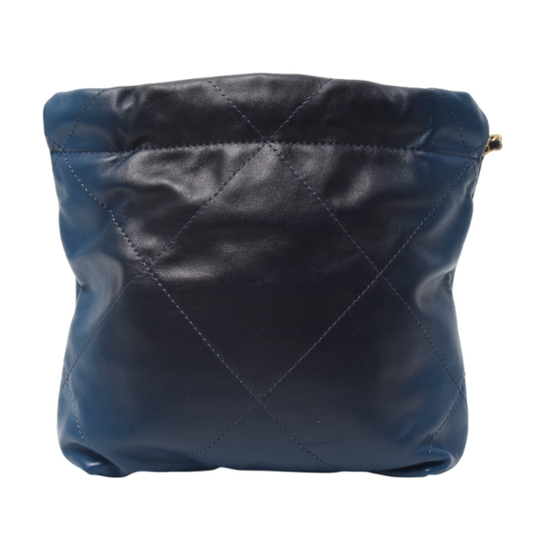 シャネル バッグ レディース CHANEL22 ミニハンドバッグ ショルダーバッグ 2WAY ブルー CHANEL 中古