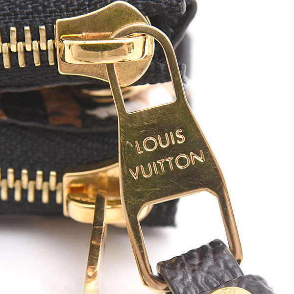 ルイヴィトン バッグ レディース モノグラムジャングル ポシェット ドゥーブル ジップ  2way Louis Vuitton M67874 中古