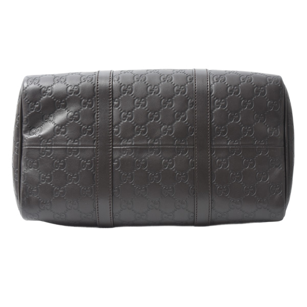 グッチ バッグ レディース メンズ ボストンバッグ グッチシマ カーフ ブラウン GUCCI 265697 中古